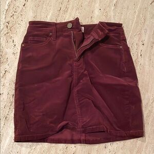 Elegant Burgundy Skirt